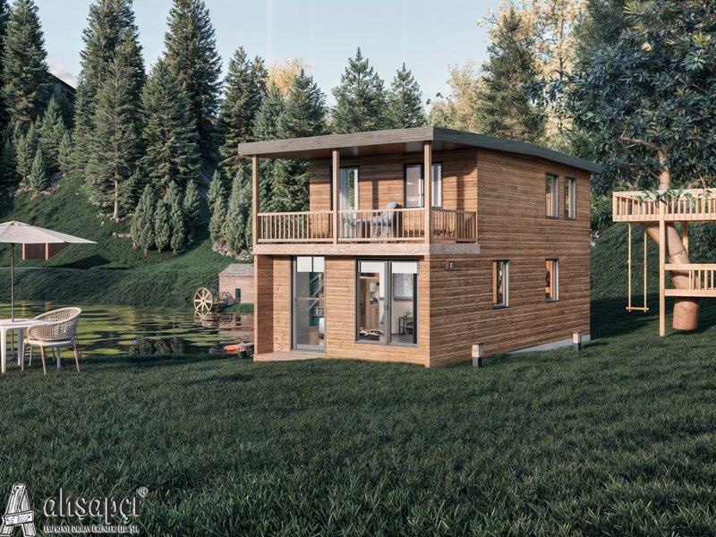 ALAÇATI modelinin üç boyutlu görseli