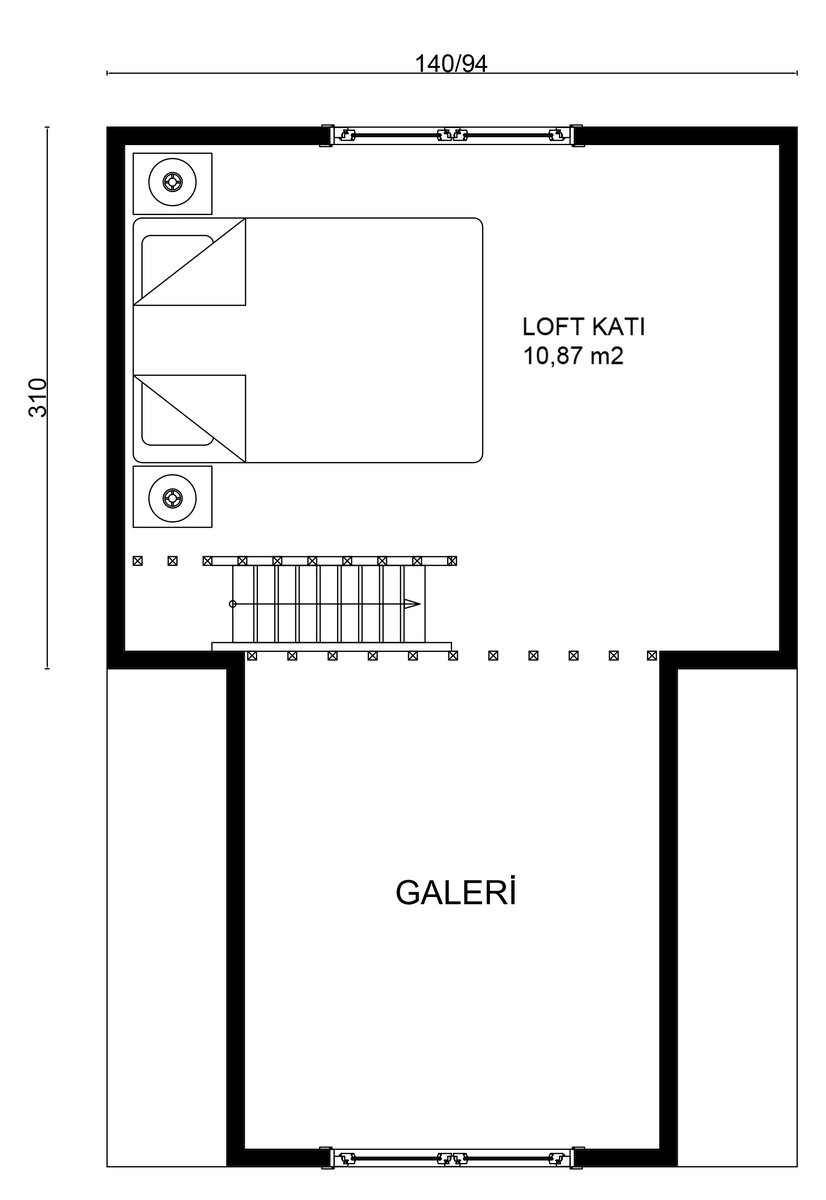 SPİL-1 loft katı planı — Loft Katı, Galeri