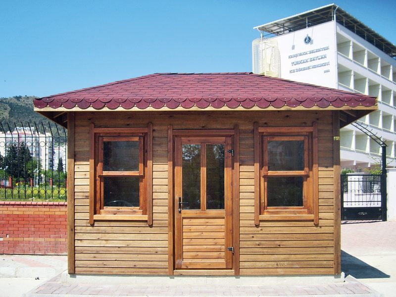 Ahşap Güvenlik Kulübesi 12,5 m² Karşıyaka / İZMİR