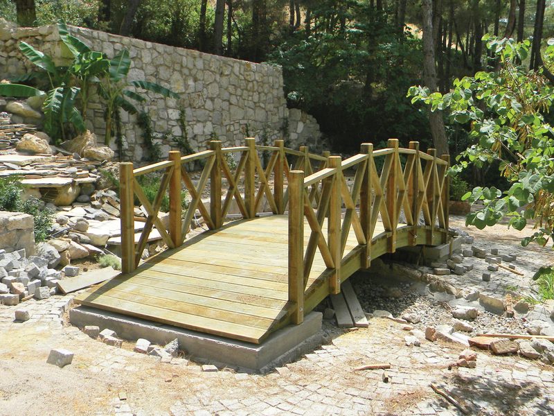 Ahşap Lamine Köprü 5 m Çeşme / İZMİR