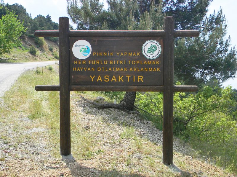 Ahşap Tanıtım Tabelası